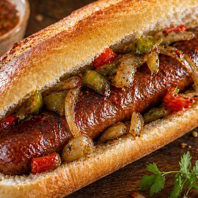 Sausage sandwich