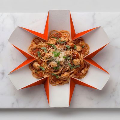 Chicken Marinara Spaghetti Pasta