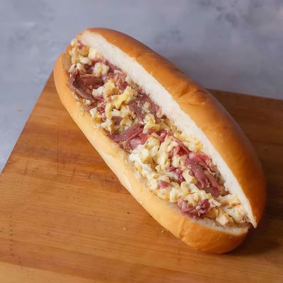 Egg Pastrami Sandwich