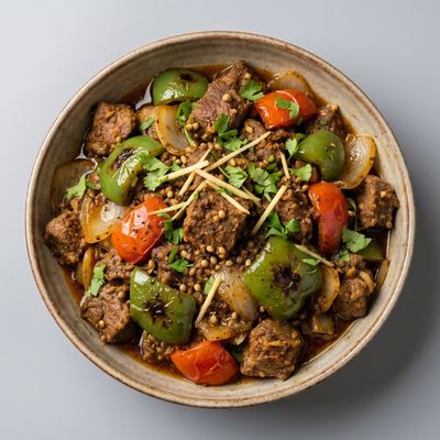 Kadai Gosht (Onion and Pepper)