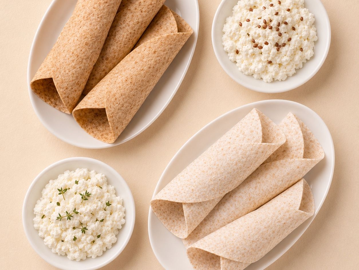 Tortilla and Cottage Cheese