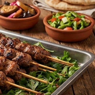 نصف كفتة مشوية