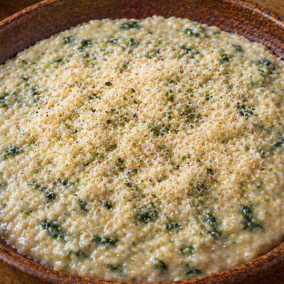 Spinach Cheese Risotto