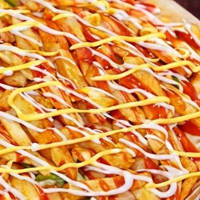 كريبة بطاطس وجبنة موزاريلا + بيبسي واحد