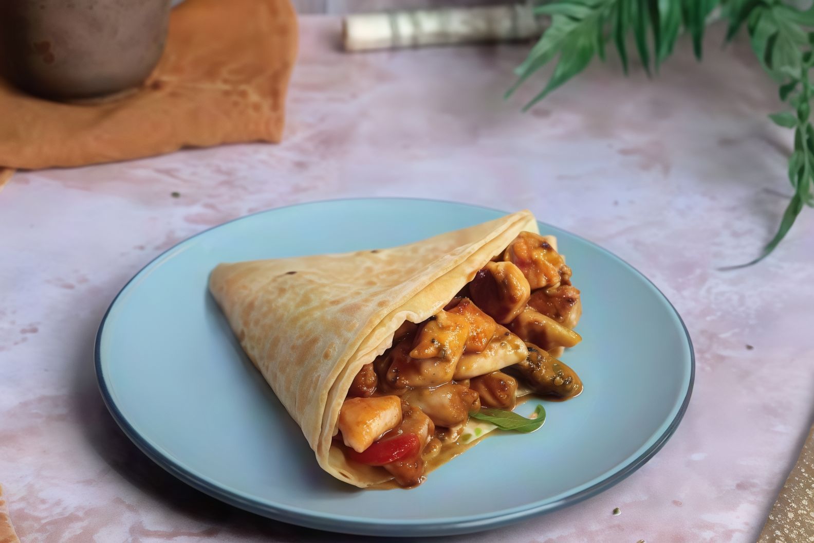 Mix Chicken Crepe