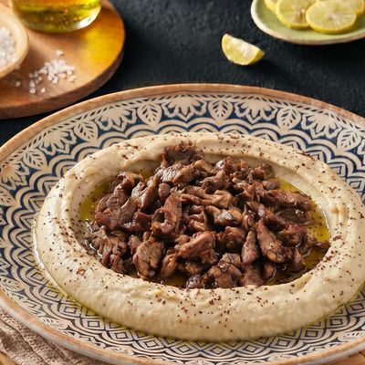 Hummus with Meat