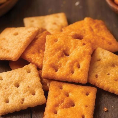 Bridzo Crackers with Salt, Cheese, and Chili