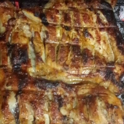 Whole Charcoal Chicken with Salmora Sauce