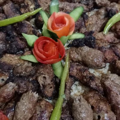 Chicken, Kilo Kofte with Basmati Rice