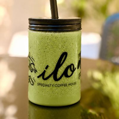 White Chocolate Matcha Frappe