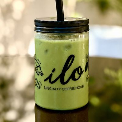 Salted Caramel Matcha Frappe