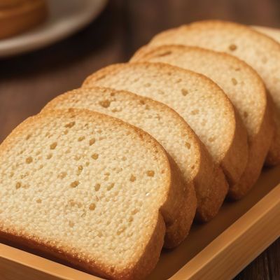 Shami rusk (Sesame and Plain)
