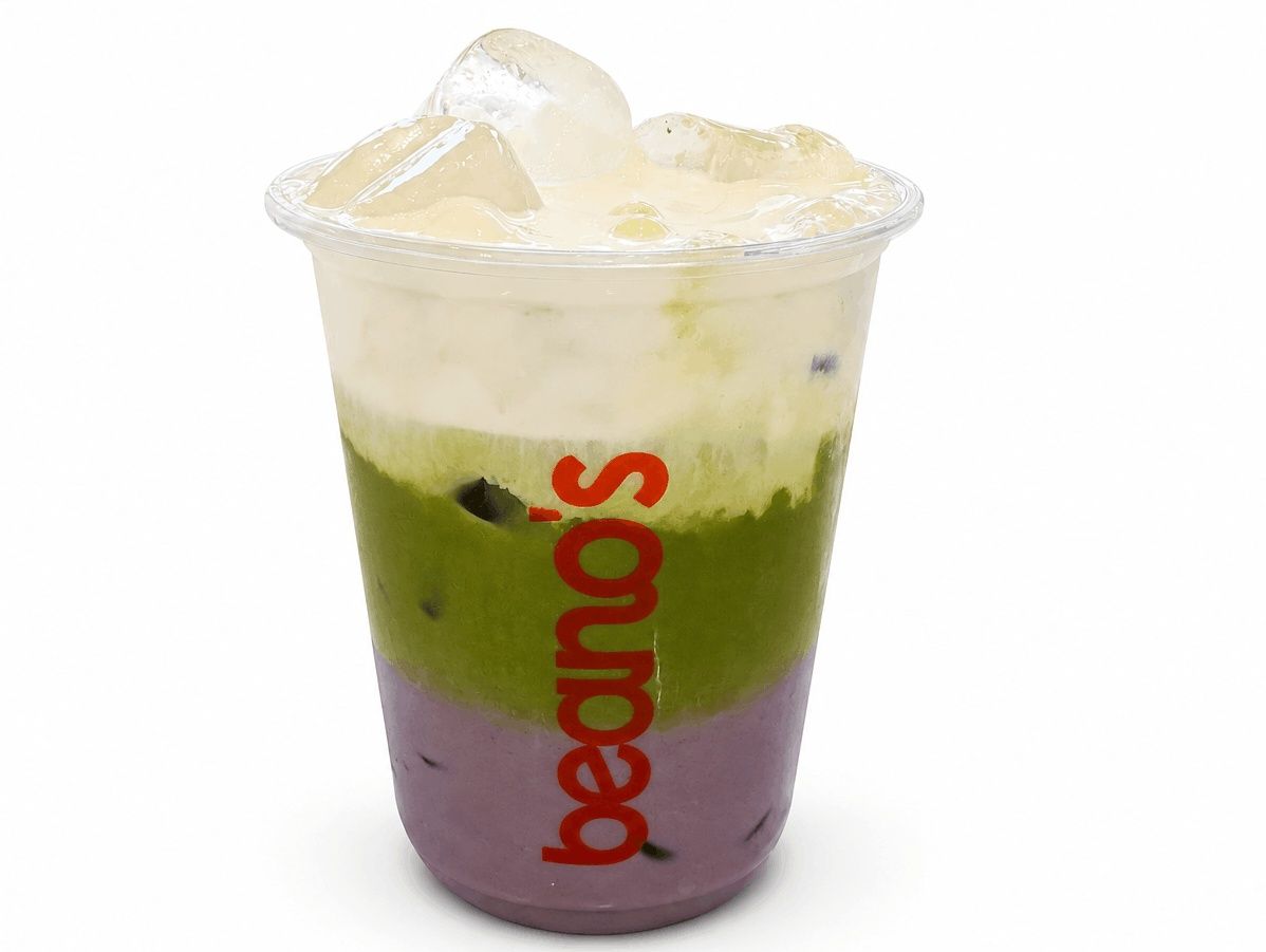Iced Blueberry Matcha Cold Foam