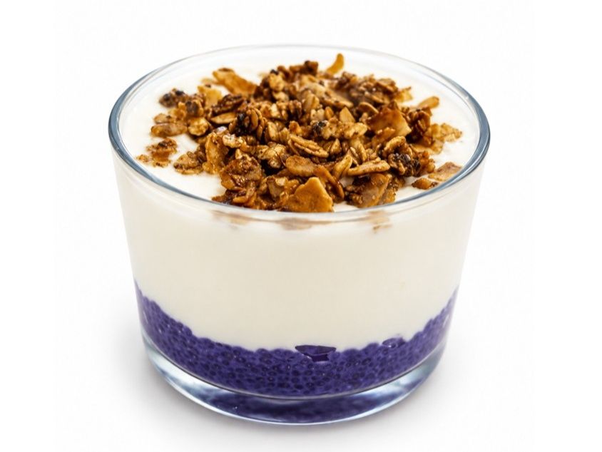 Blue Spirulina Chia Yoghurt Bowl