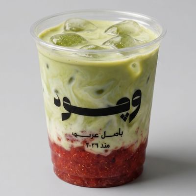 Iced Strawberry Matcha
