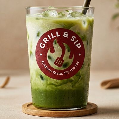 Pistachio ice latte large