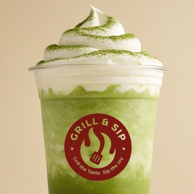 Matcha frappe large