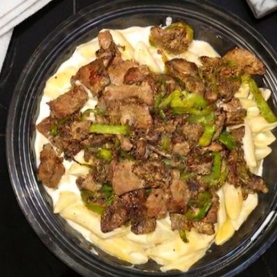 Pasta with Liver and White Sauce