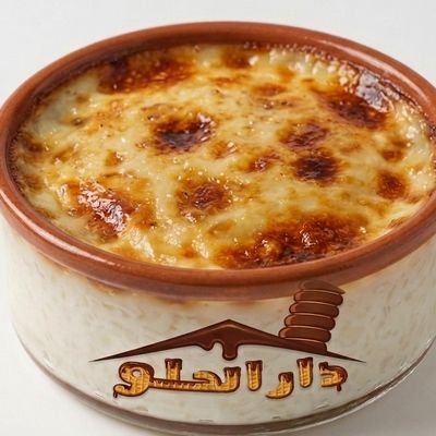 أرز بالحليب مخبوز بالفرن