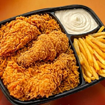 وجبة دجاج مقرمش 3 قطع