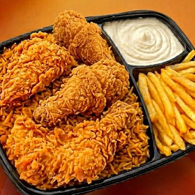 وجبة دجاج مقرمش 4 قطع