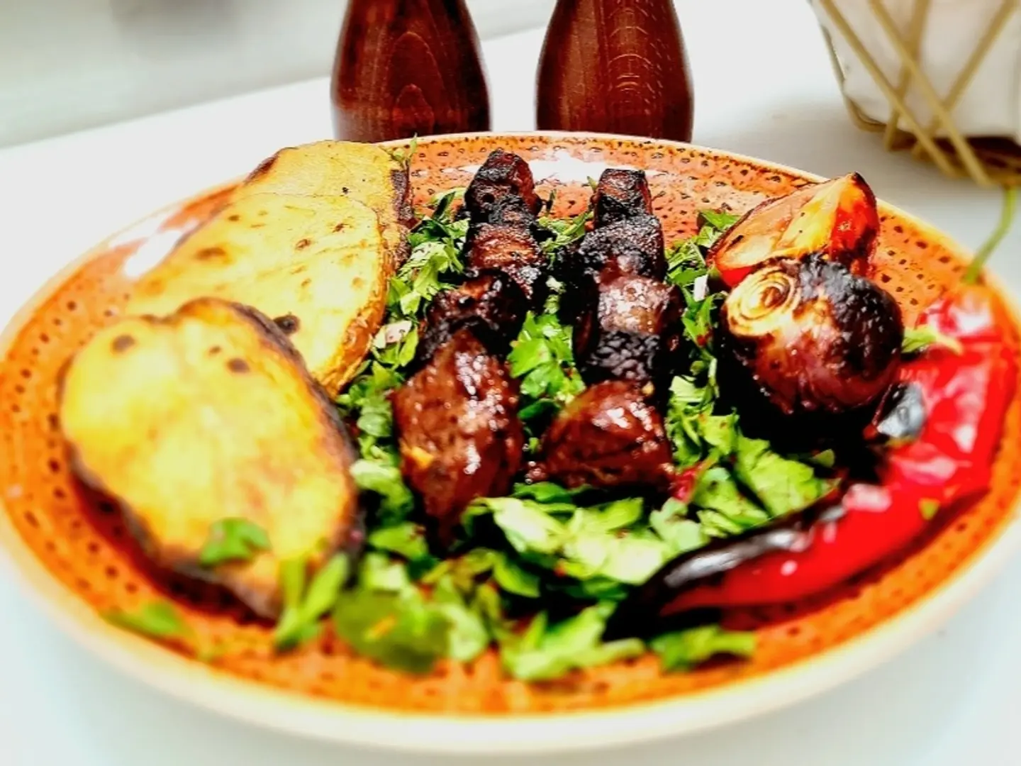 Grilled Sheep Liver