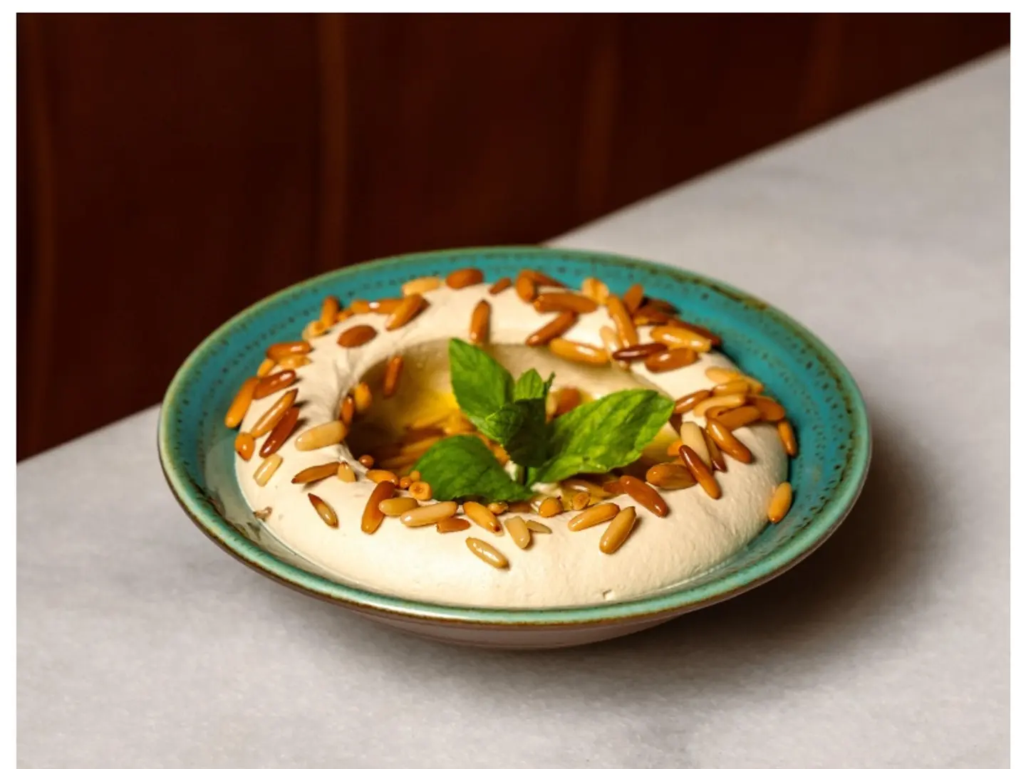 Hummus With Pine Nuts