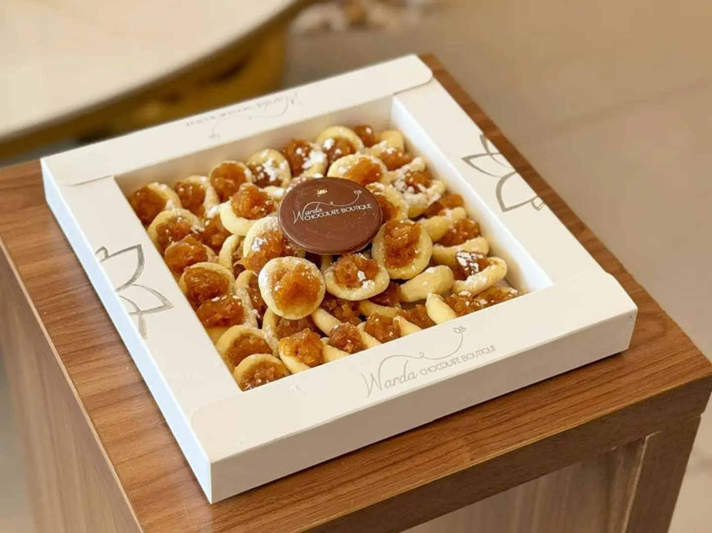 Square Box Apple Pie
