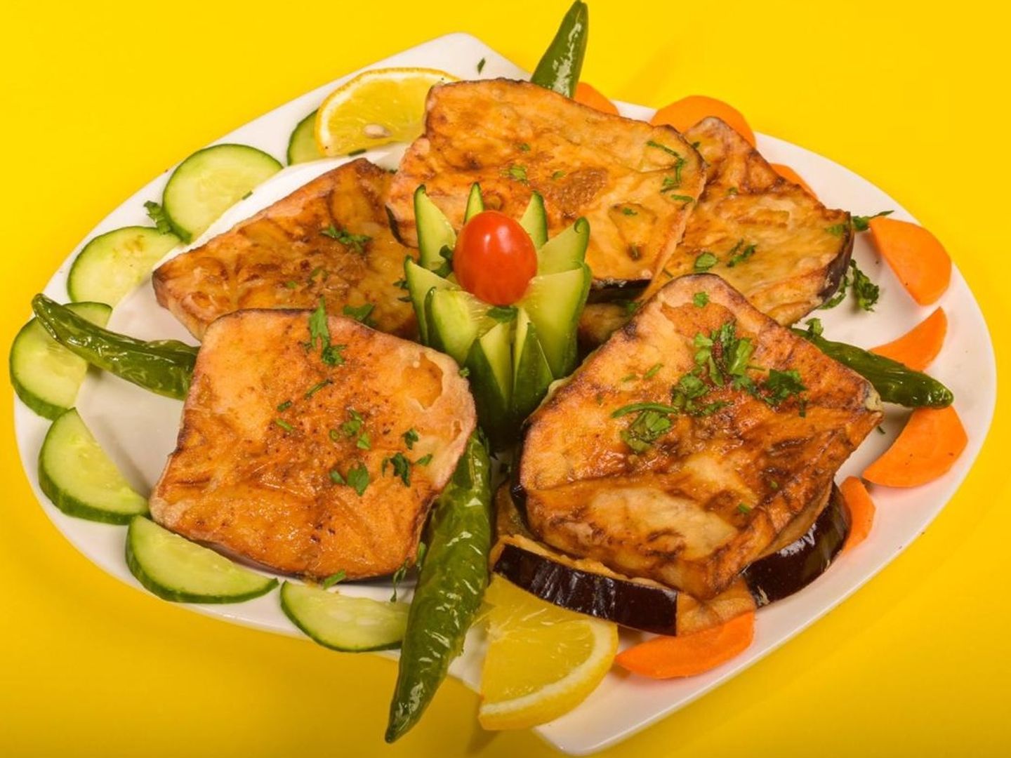باذنجان مقلي