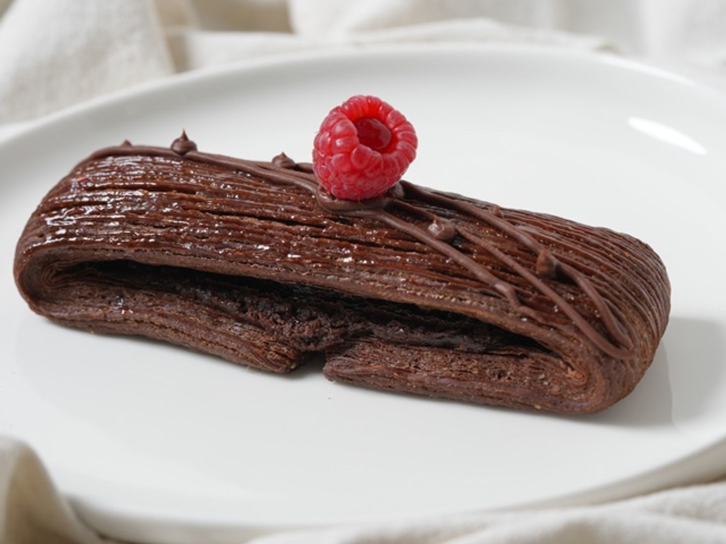 Raspberry Brownie Pain Au Suisse