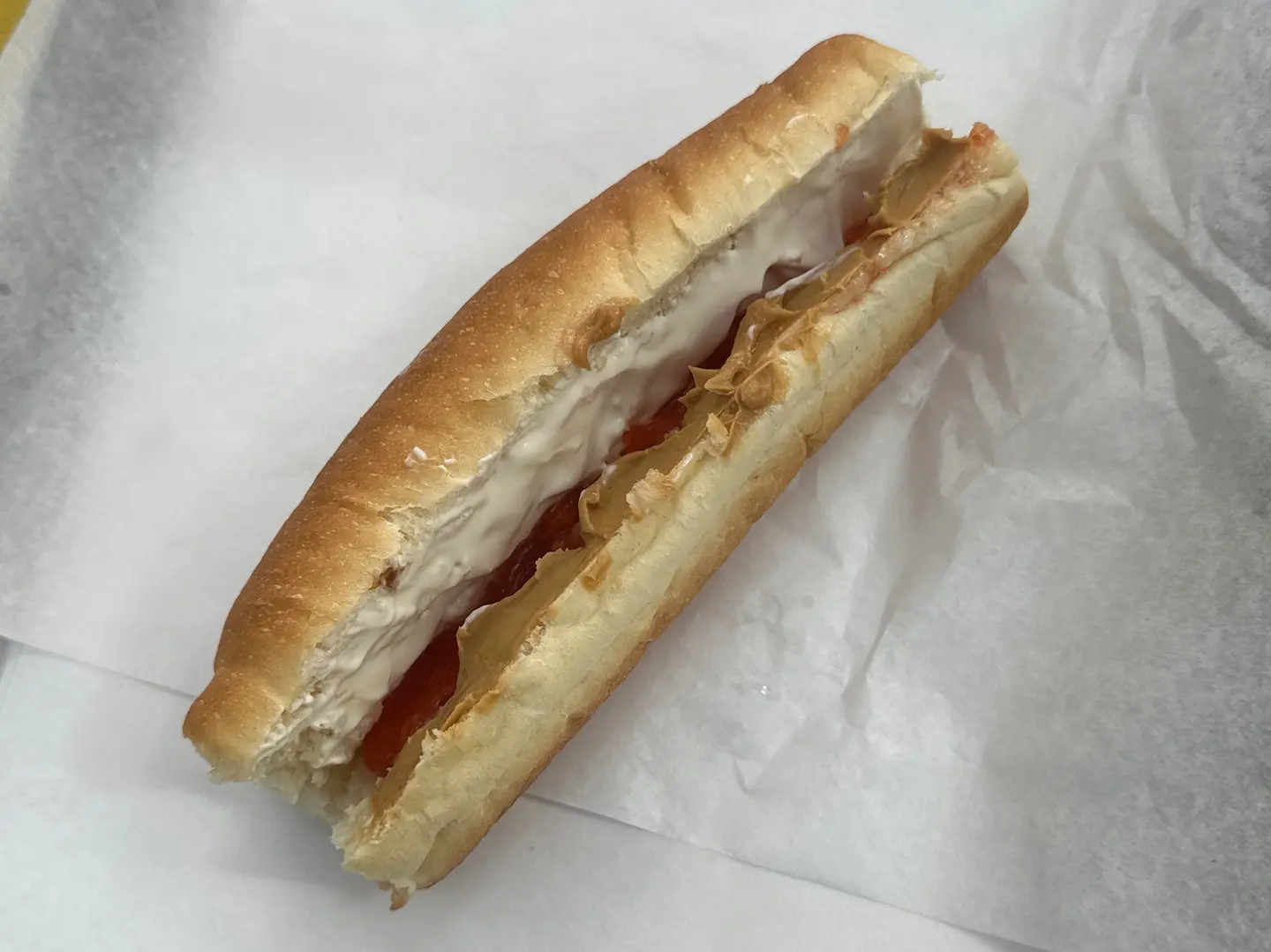 Jam Cheese Sandwich With Foul