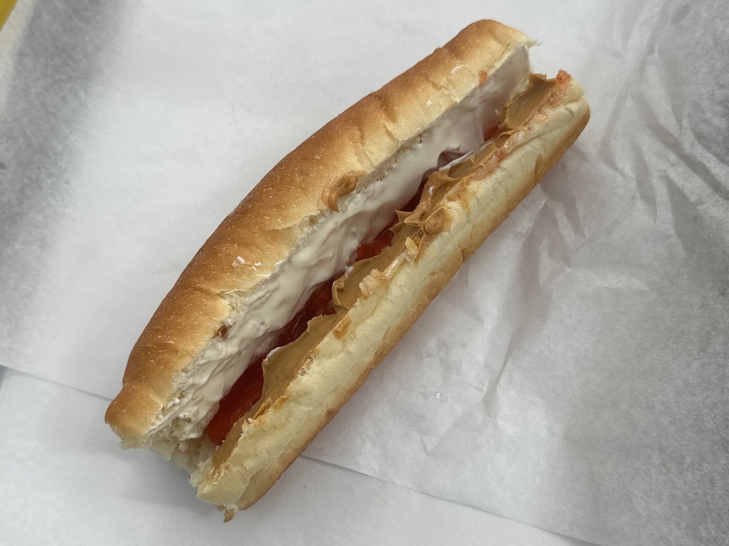 Jam Cheese Sandwich With Foul