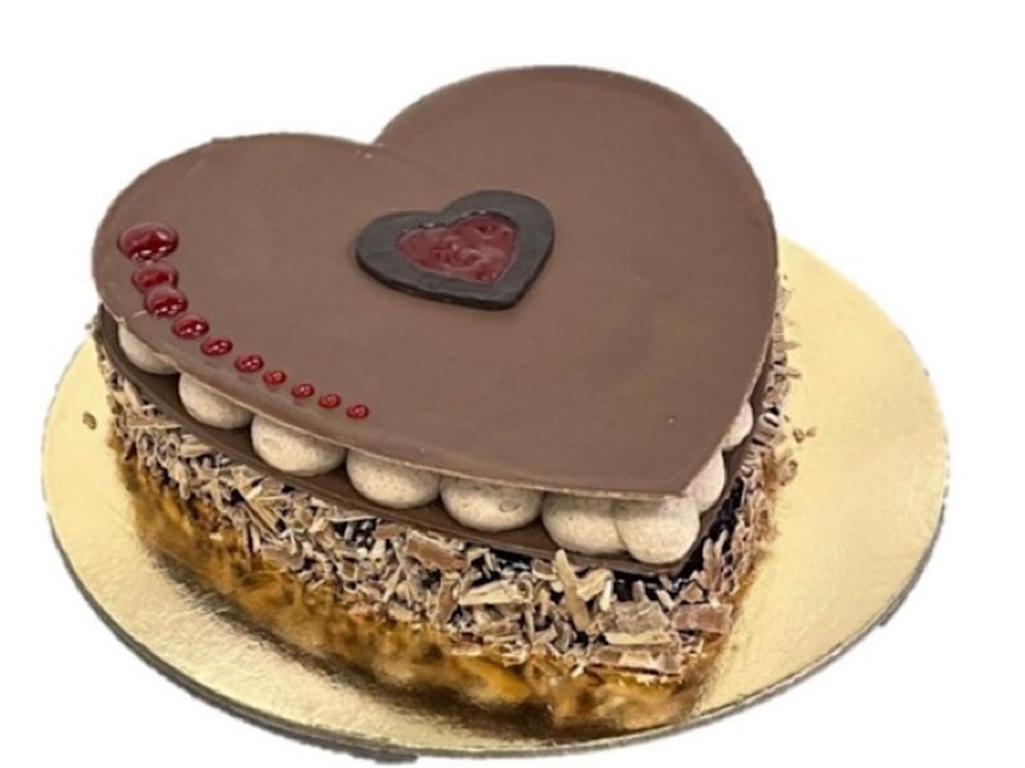 Heart Chocolate Valentine Cake