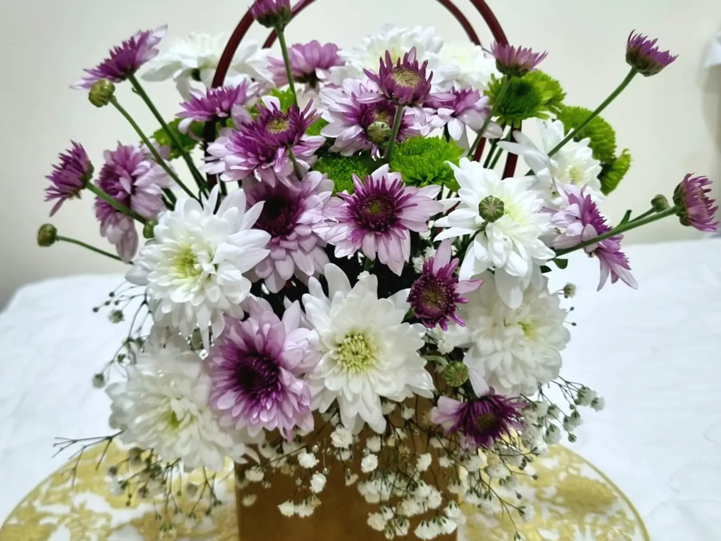 سلة هدايا الزهور 3