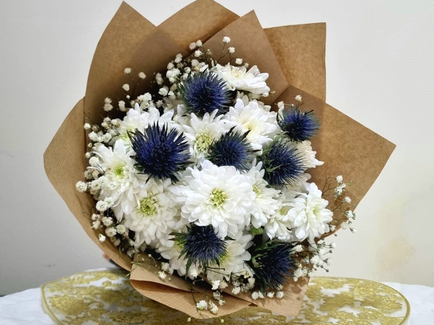 White Chrysanthemum Bouquet