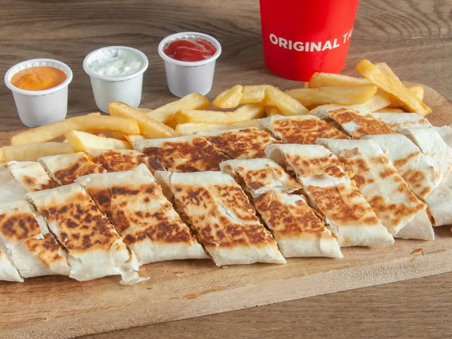Arabic Shawarma Plate With Cheese