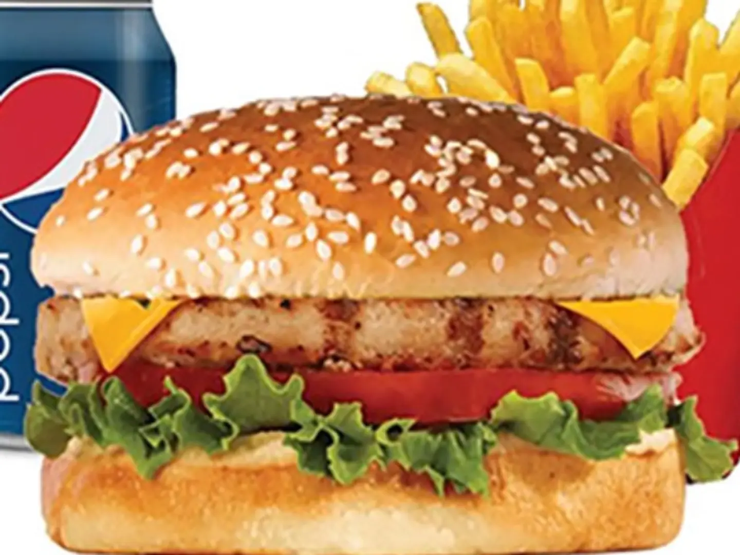 Fried Burger Meal
