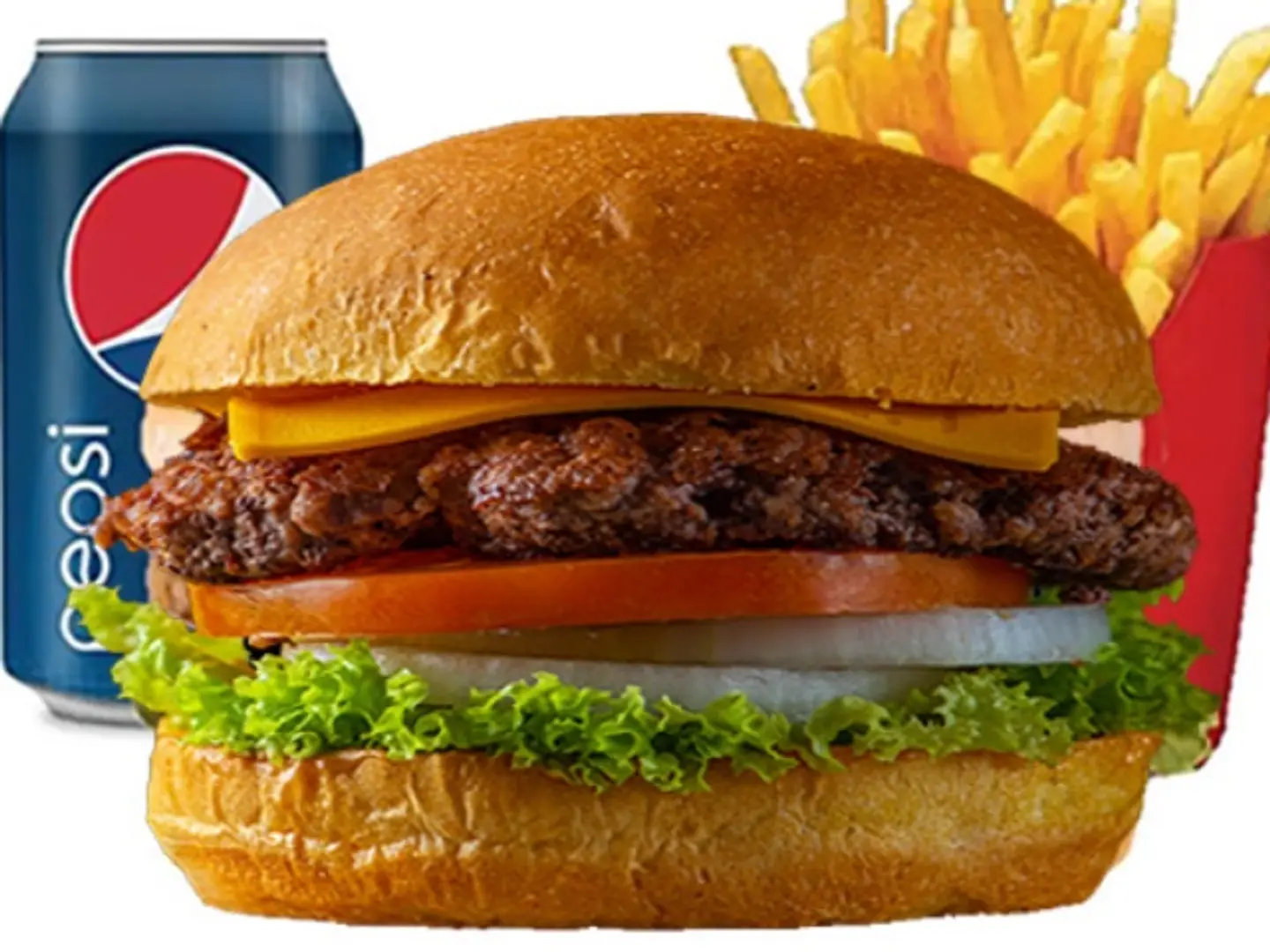 Fresh Beef Burger Meal