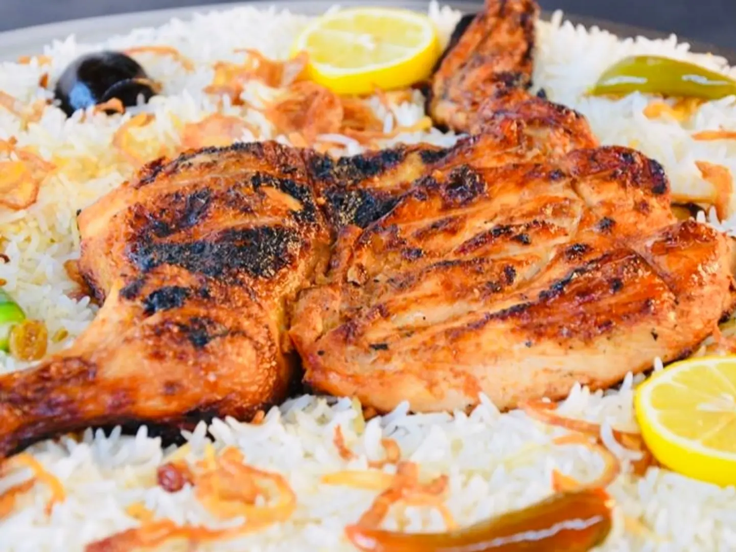 Half Grilled Chicken