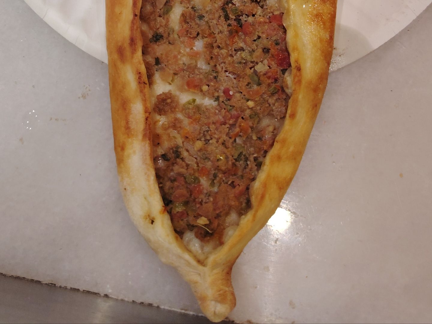 فطيرة لحم جبن