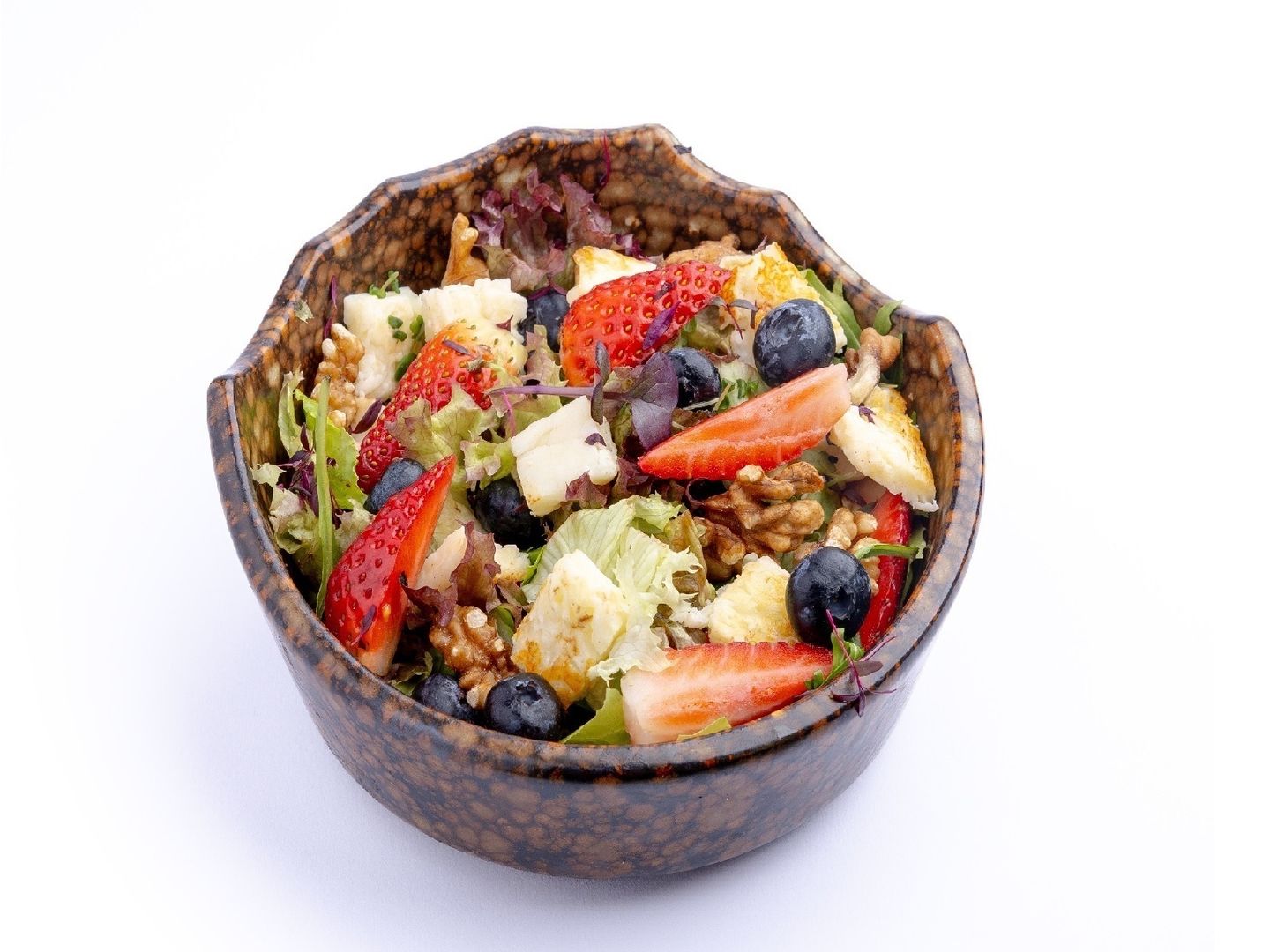 Halloumi Salad With Berries
