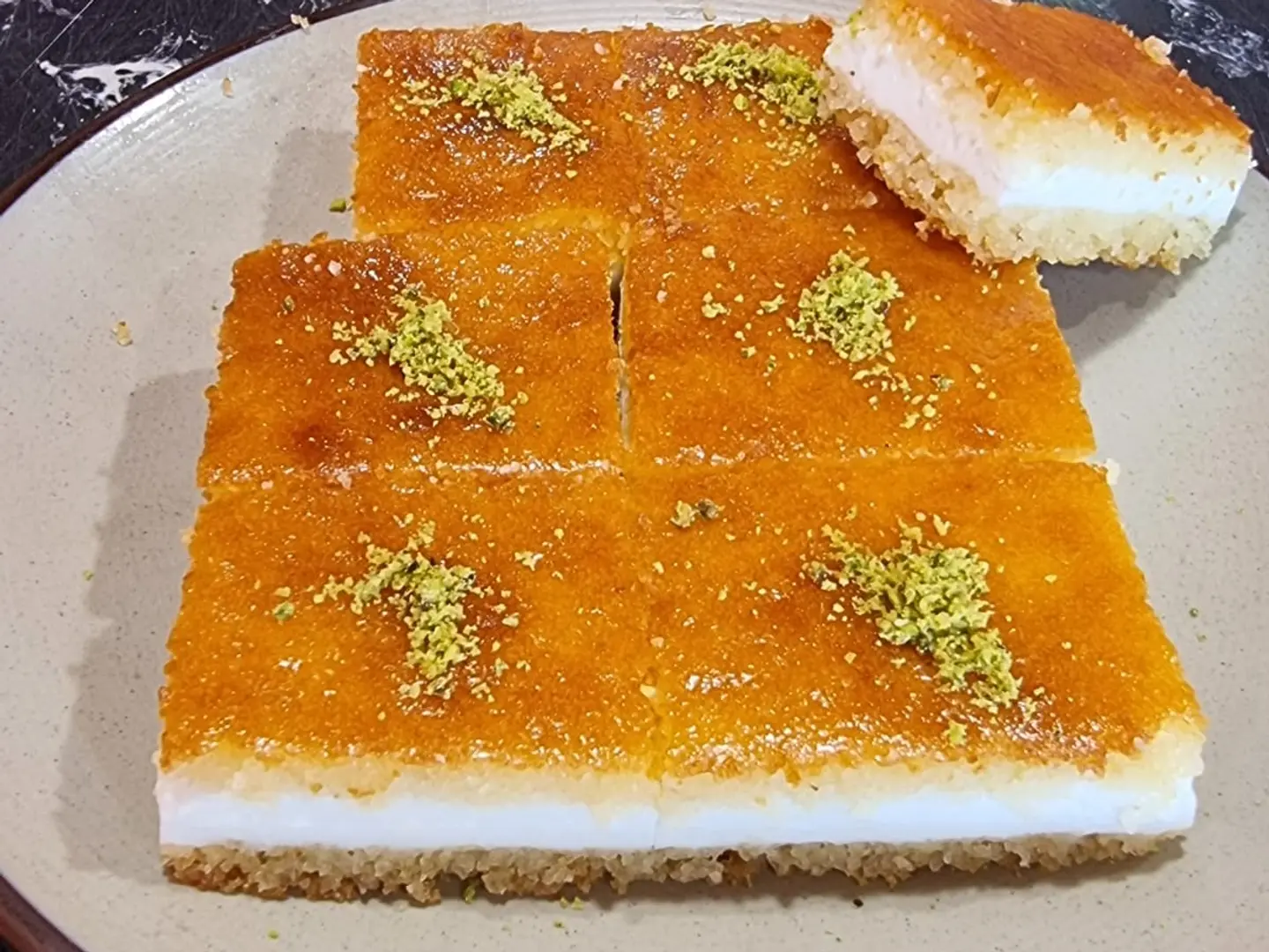 بسبوسه بلقشطه الطازجه