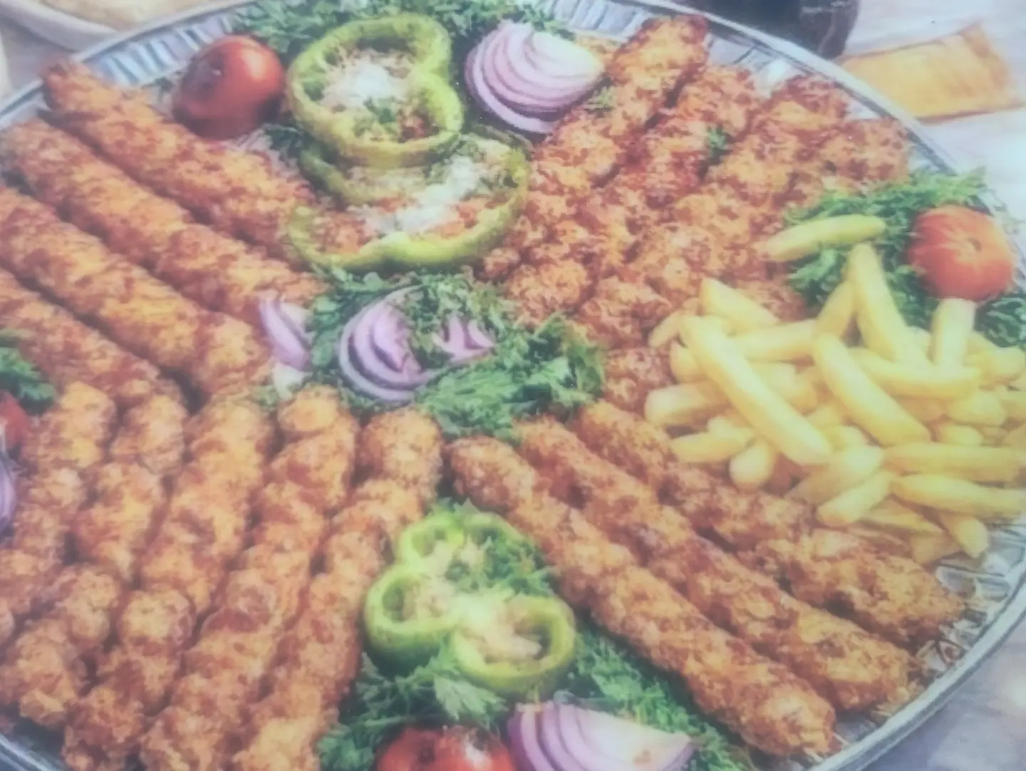 عرض كباب دجاج مشوي