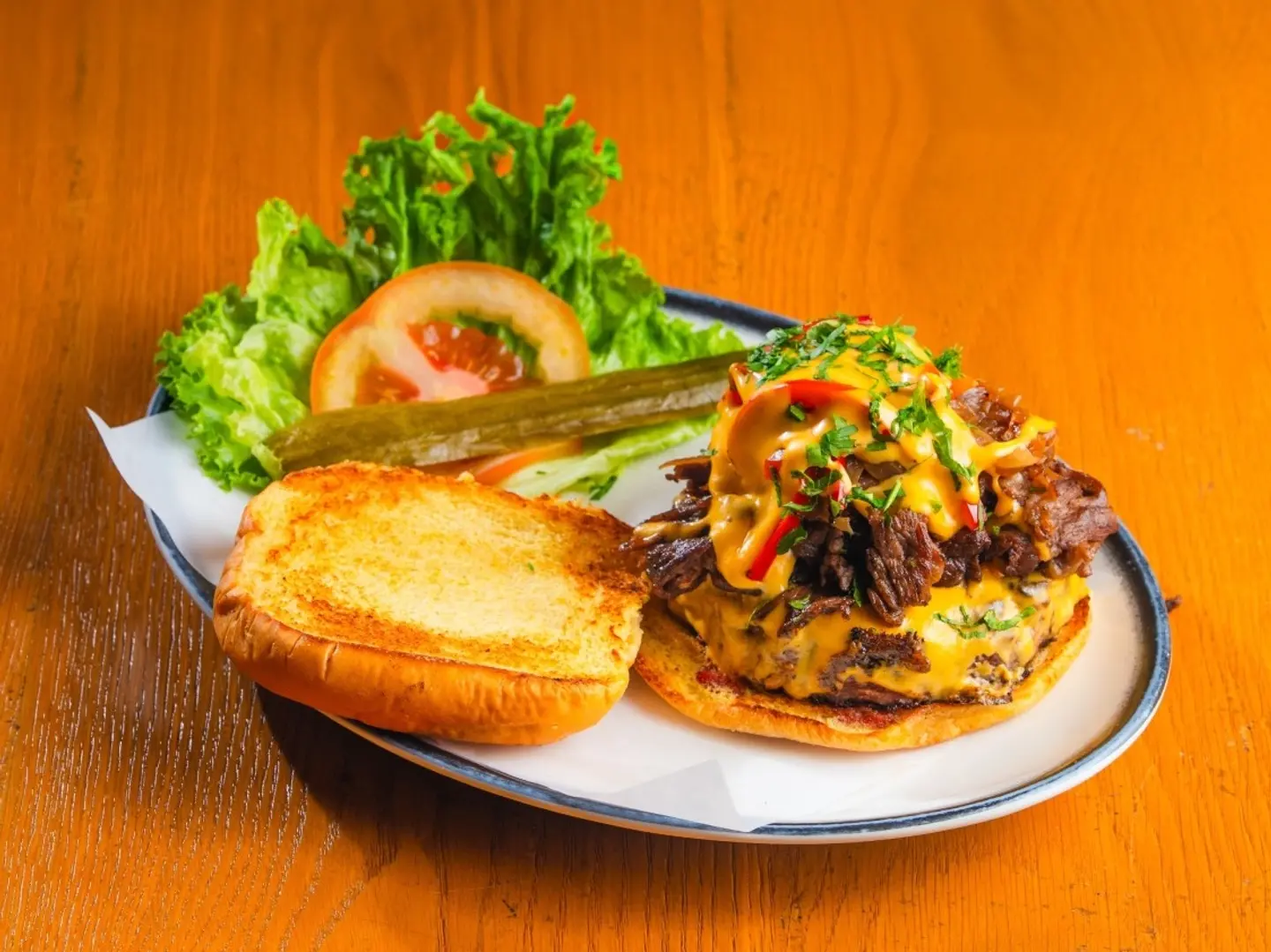 Philly Cheese Steak Burger