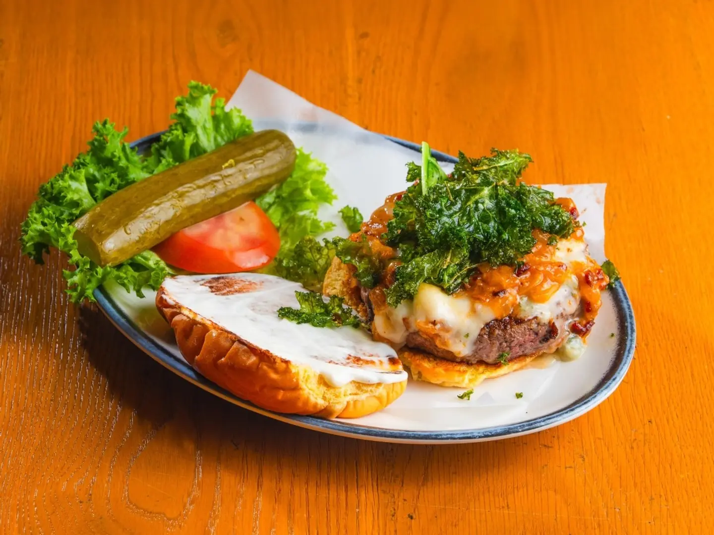 Pear Bacon Jam Burger