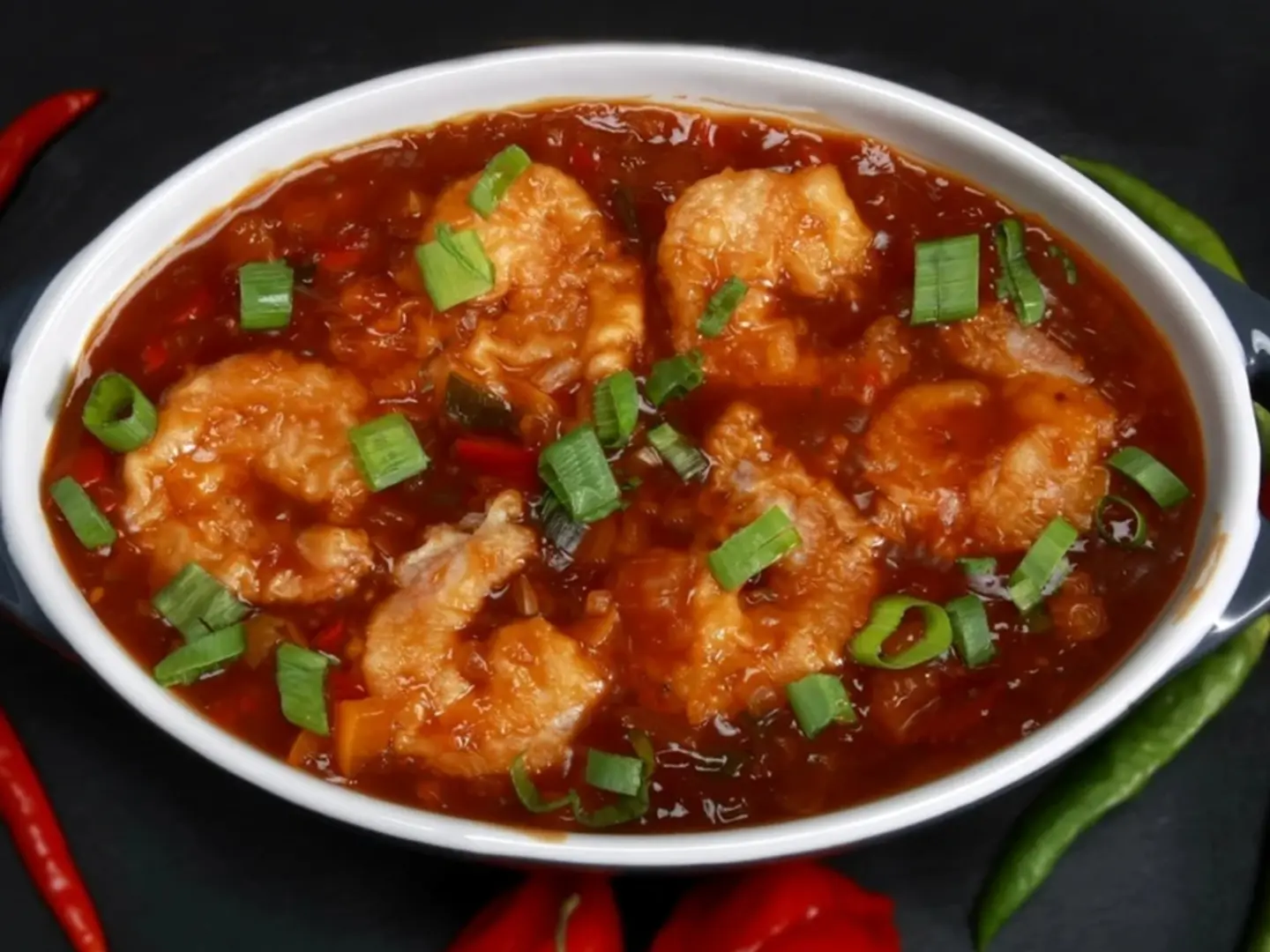 Prawn Manchurian