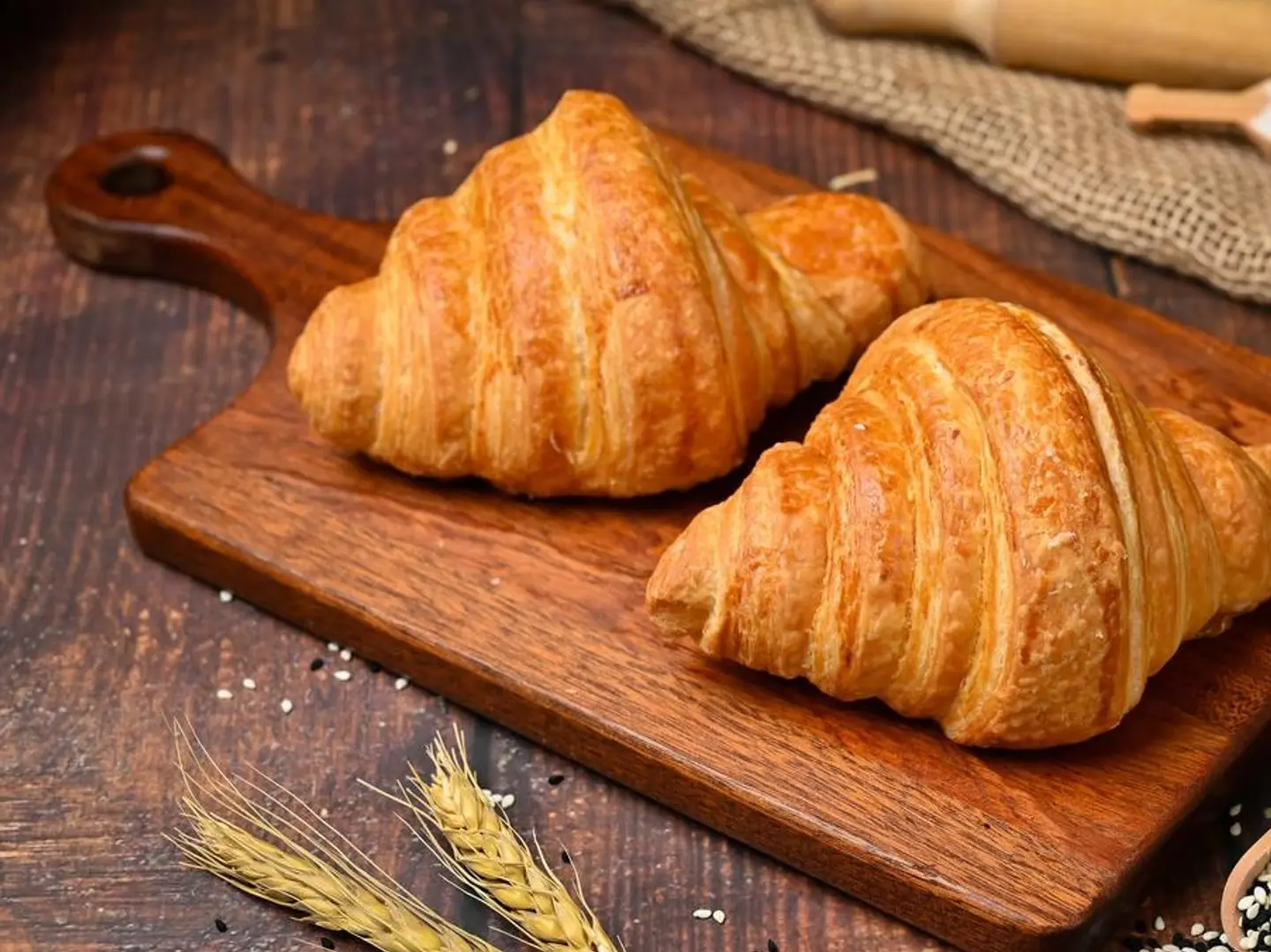 كرواسون بالزبدة