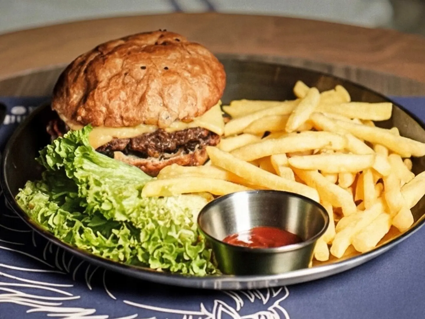 Classic Beef Burger Meal - Single