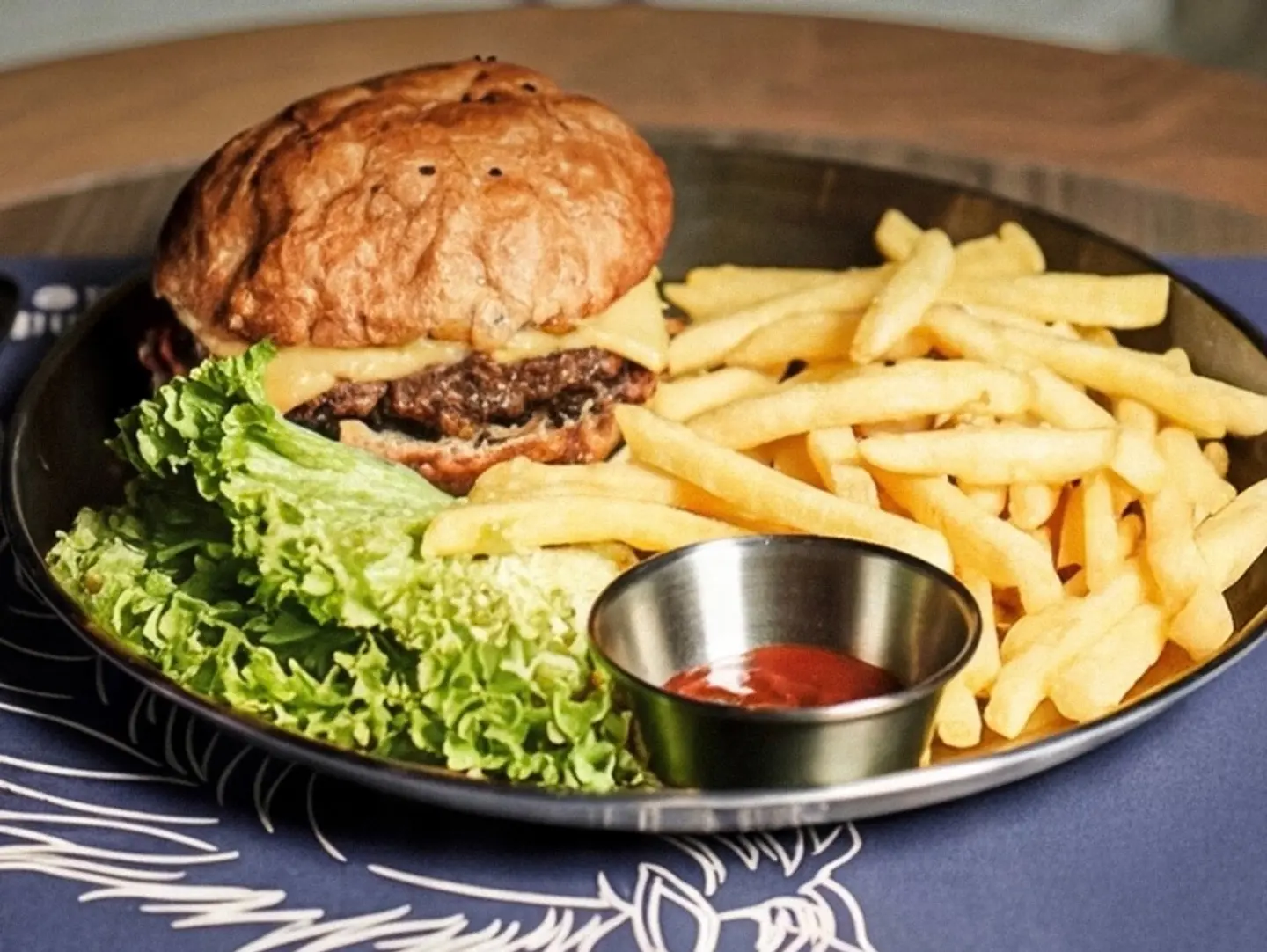 Truffle Beef Burger With Mushrooms - Single