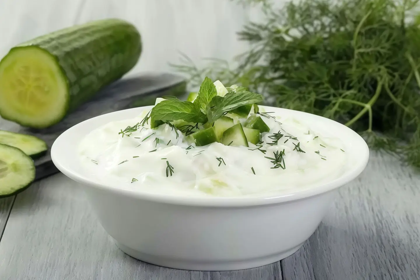 Labn Cucumber Salad